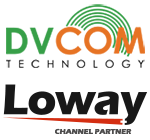 DVCOM logo